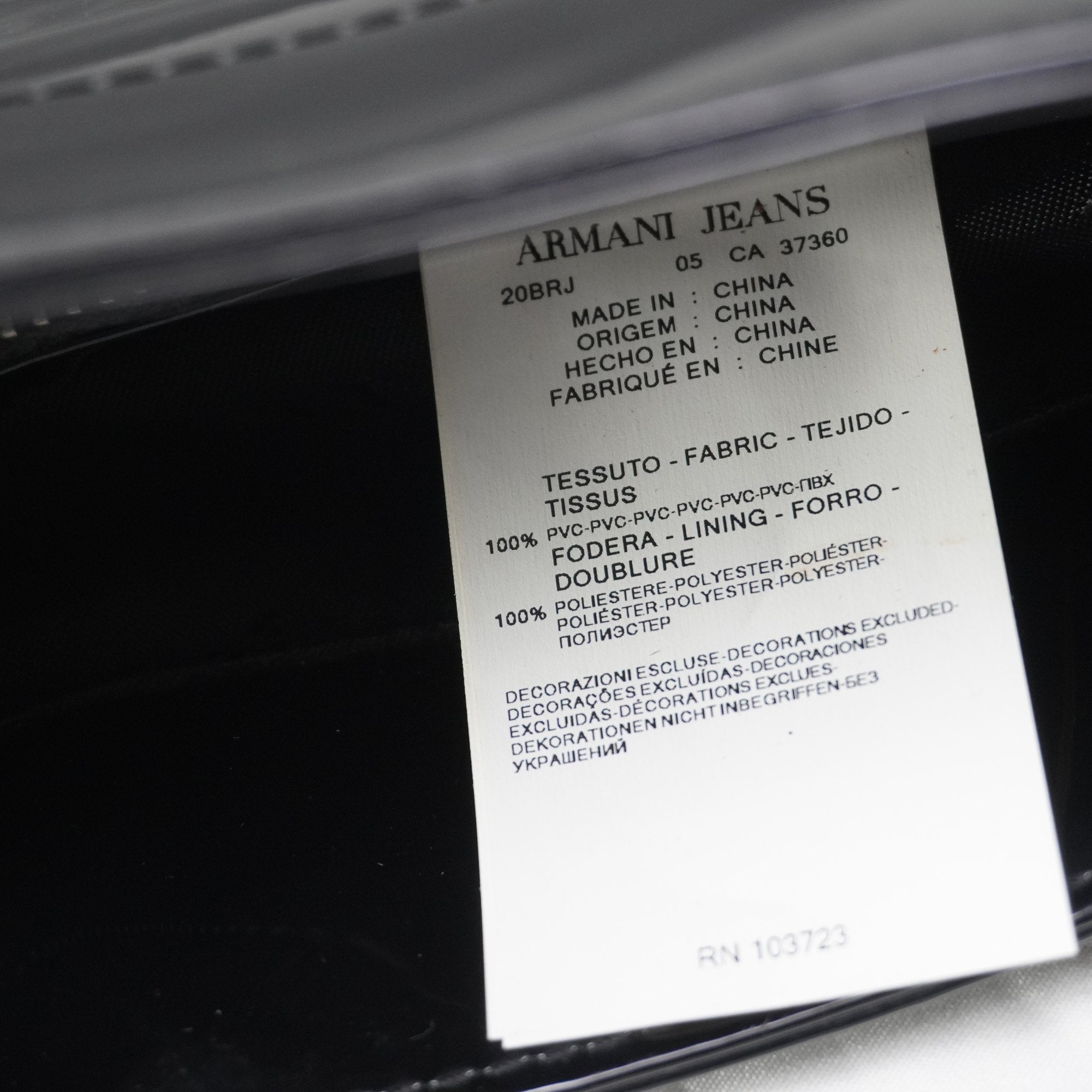 Bolso Baguette Armani Jeans para Mujeres - Negro, Adultos