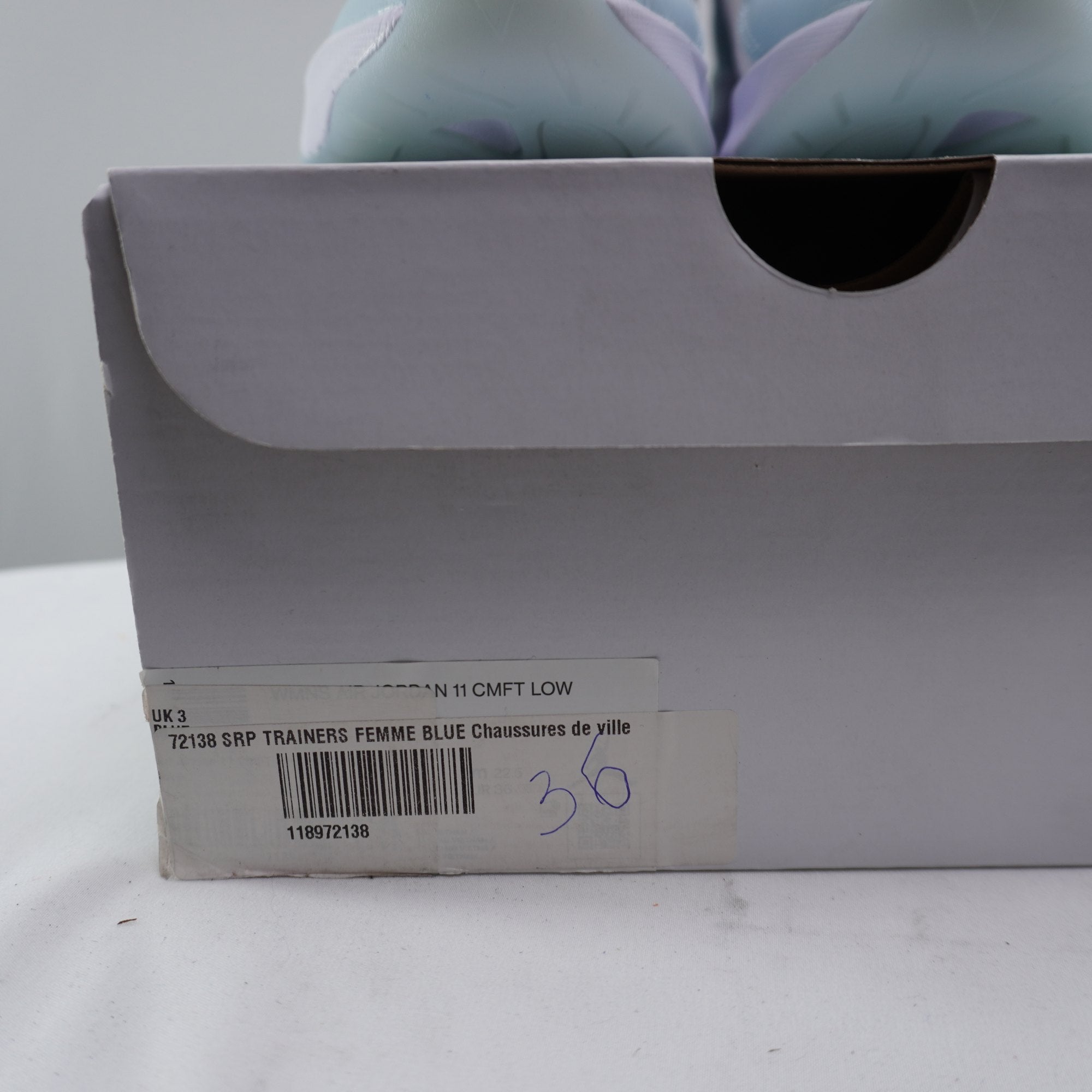 Zapatillas Jordan para Mujer Usadas - Blanco, Talla 36