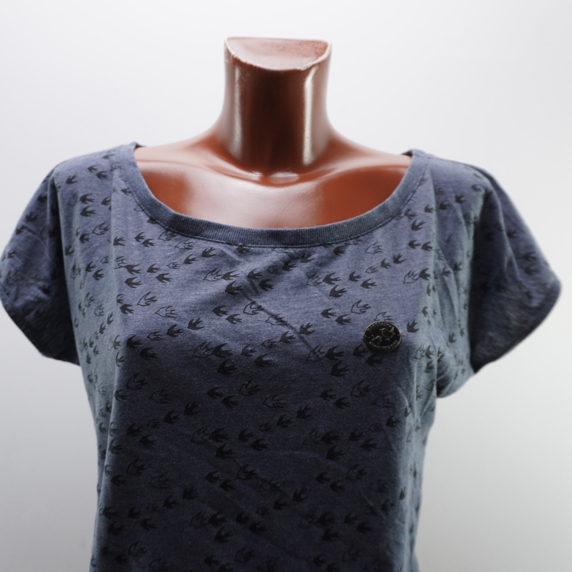 Camiseta Naketano para Mujer Usada - Gris, XL