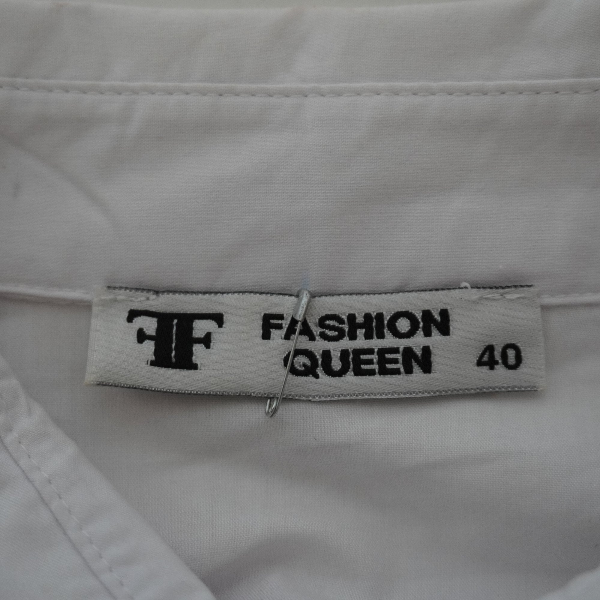 Camisa de Vestir Fashion Queen para Mujer Usada - Blanca, L