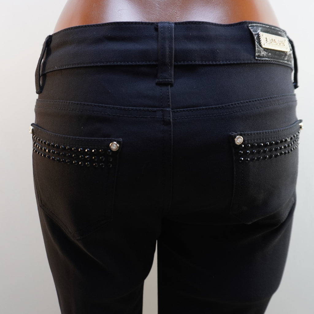 Vaqueros Balmain para Mujer en Negro - Talla L, Usados en Muy Buen Estado