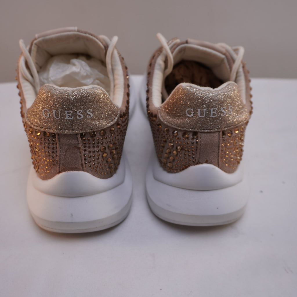 Zapatillas Guess para Mujer Usadas - Dorado, Talla 39
