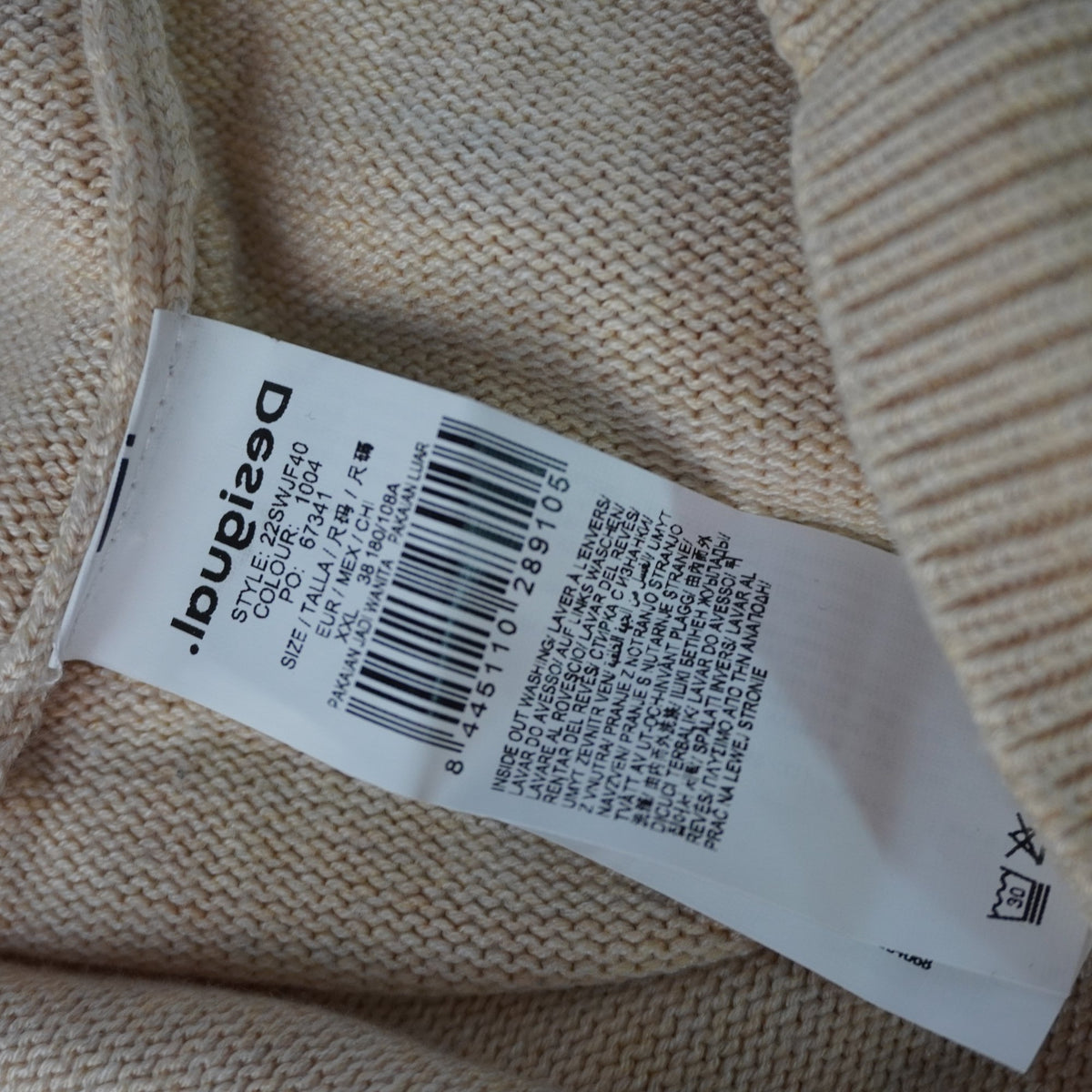 Suéter Desigual para Mujer Usado - Beige, XXL
