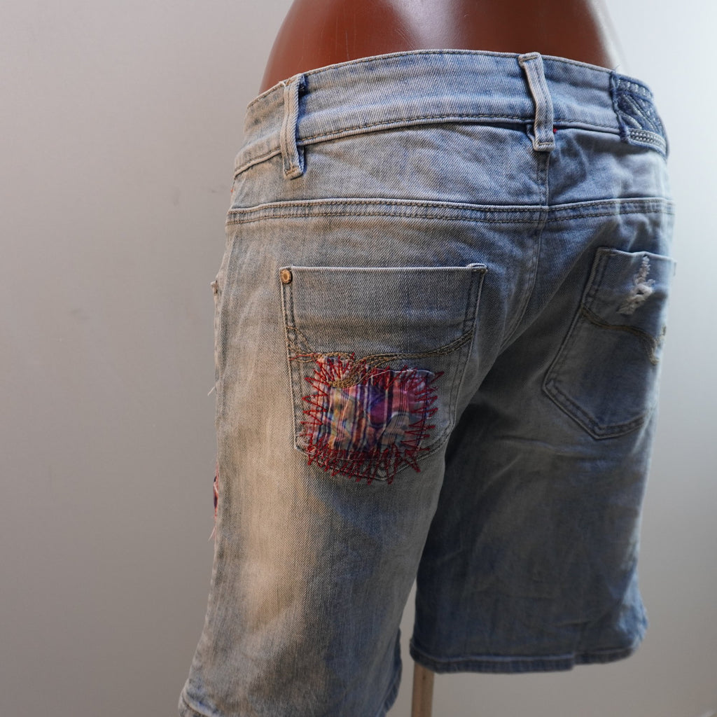 Pantalones Cortos Vaqueros Desigual para Mujer Usados - Azul, L
