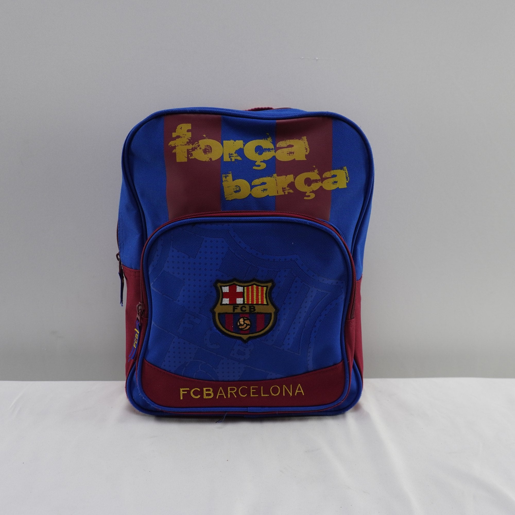 Mochila Escolar Barcelona para Hombre Usada - Azul, Muy Buen Estado