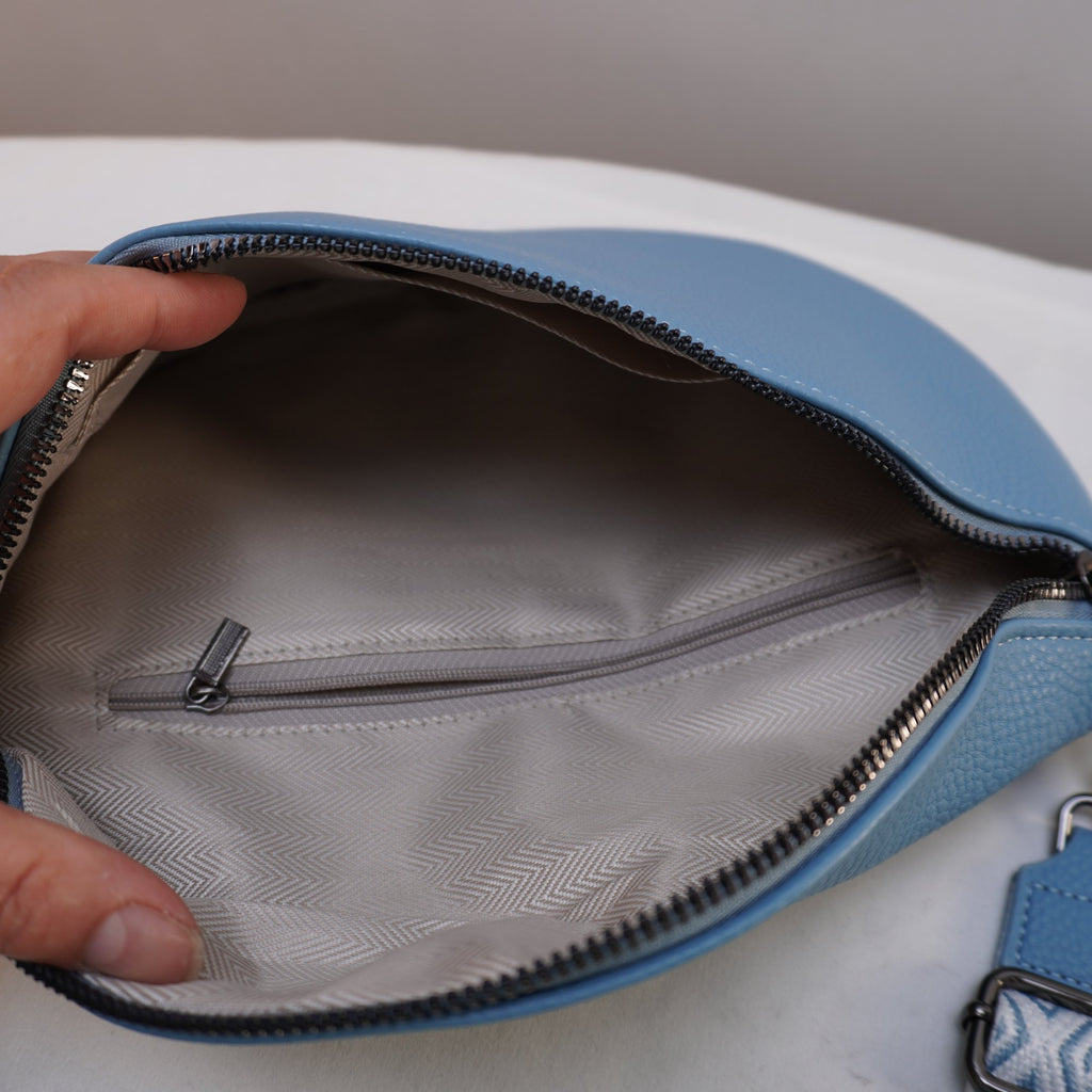 Bolso Baguette Italian Style para Mujer Usado - Azul