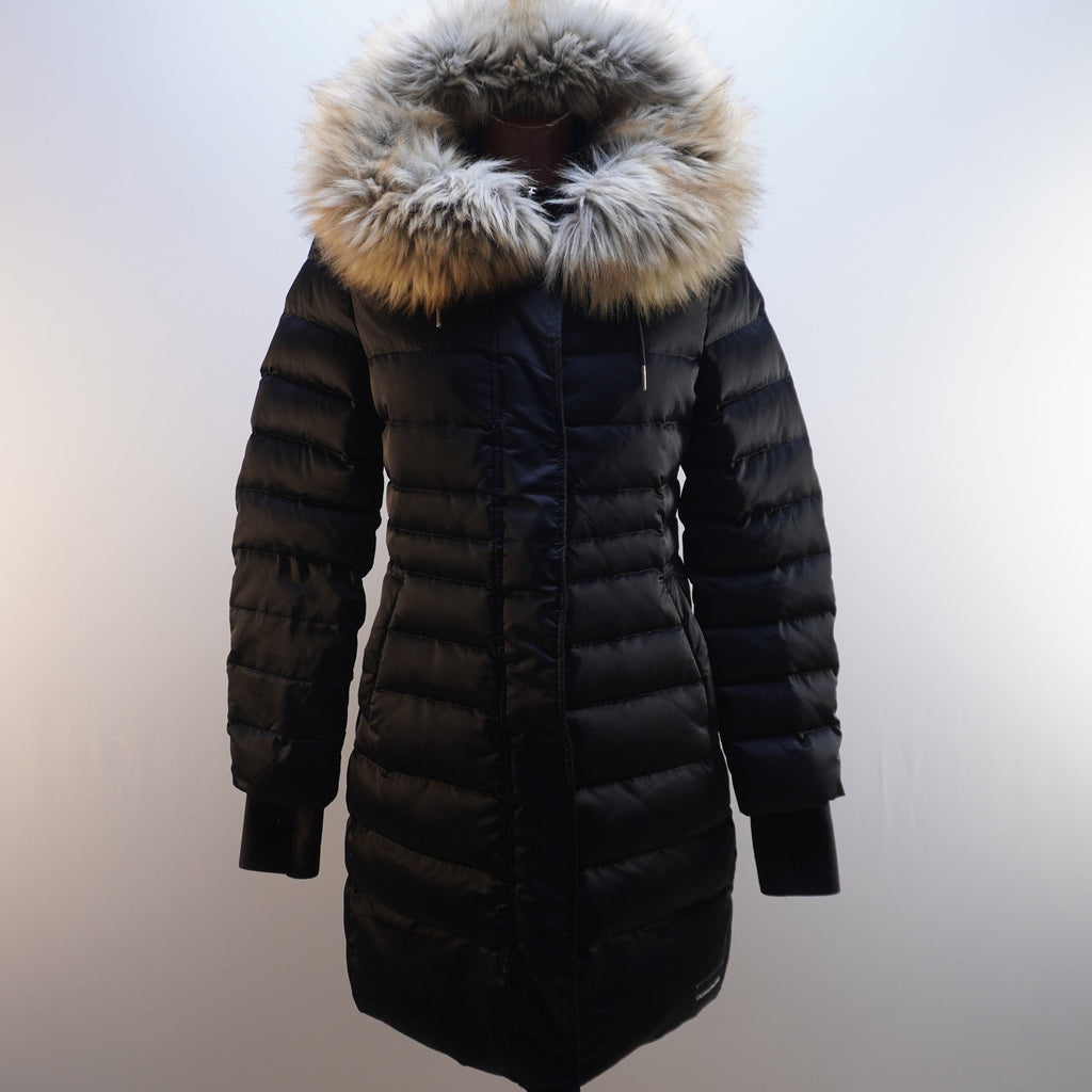 Parkas Calvin Klein para Mujer Usada - Negra, Pequeña (S)