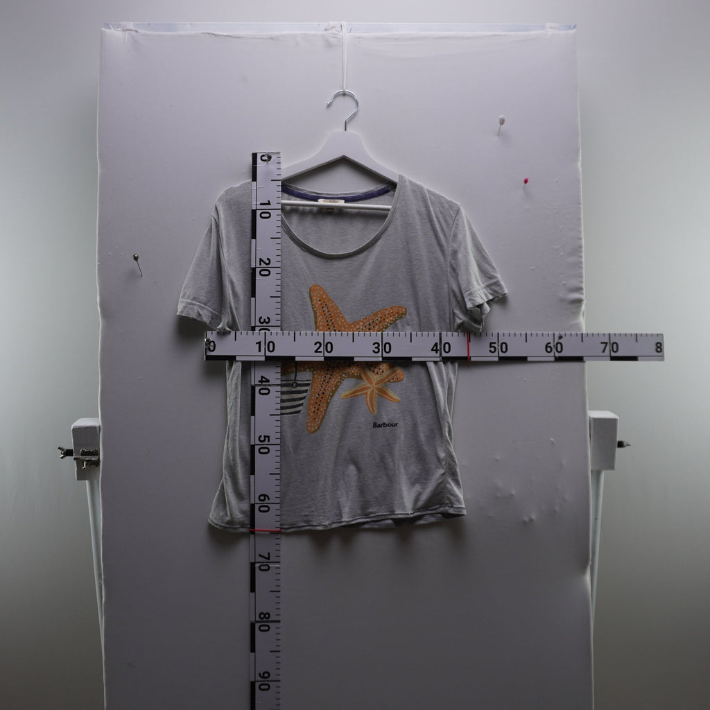 Camiseta Barbour para Mujer Usada - Gris, M