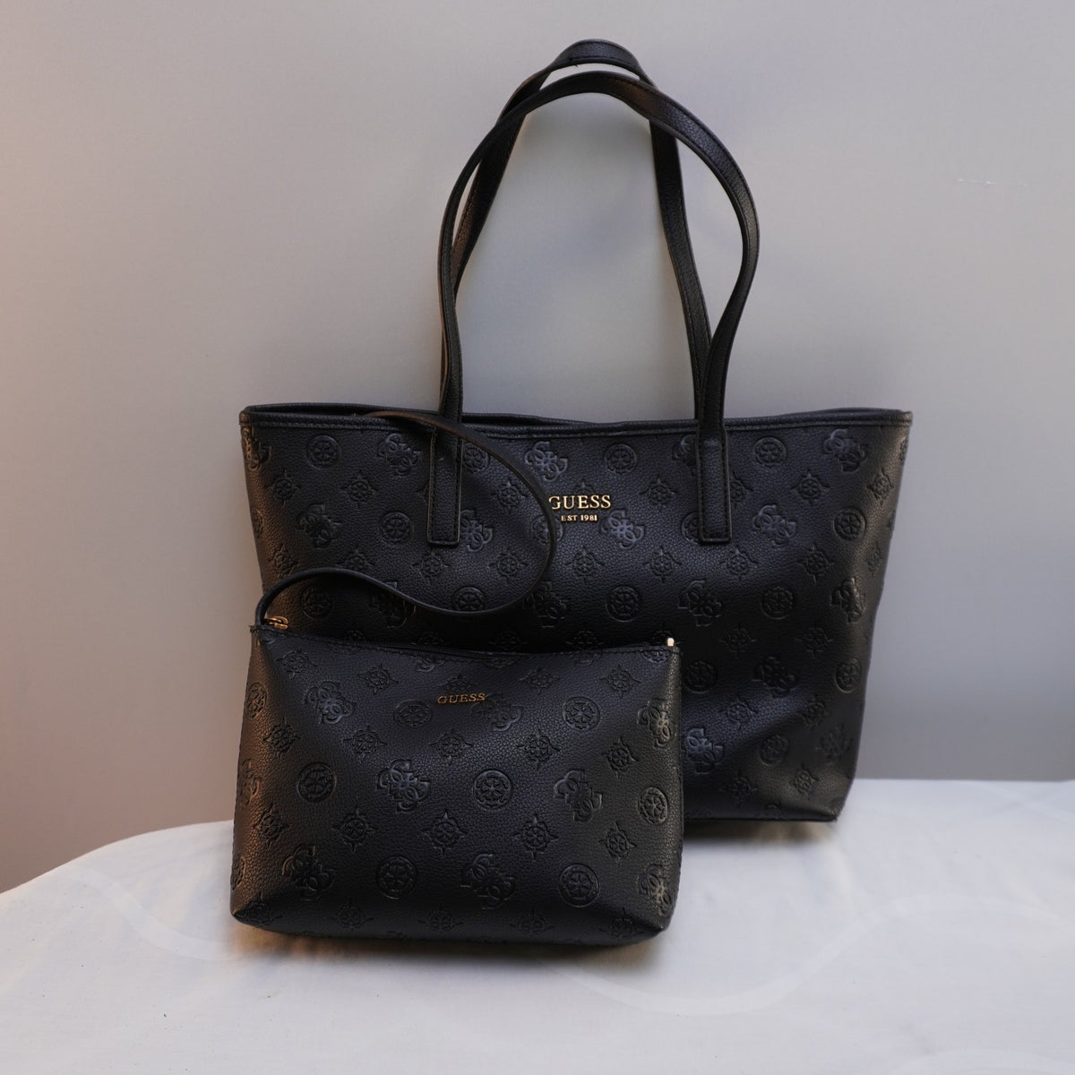 Bolso Baguette Guess para Mujer Usado - Negro
