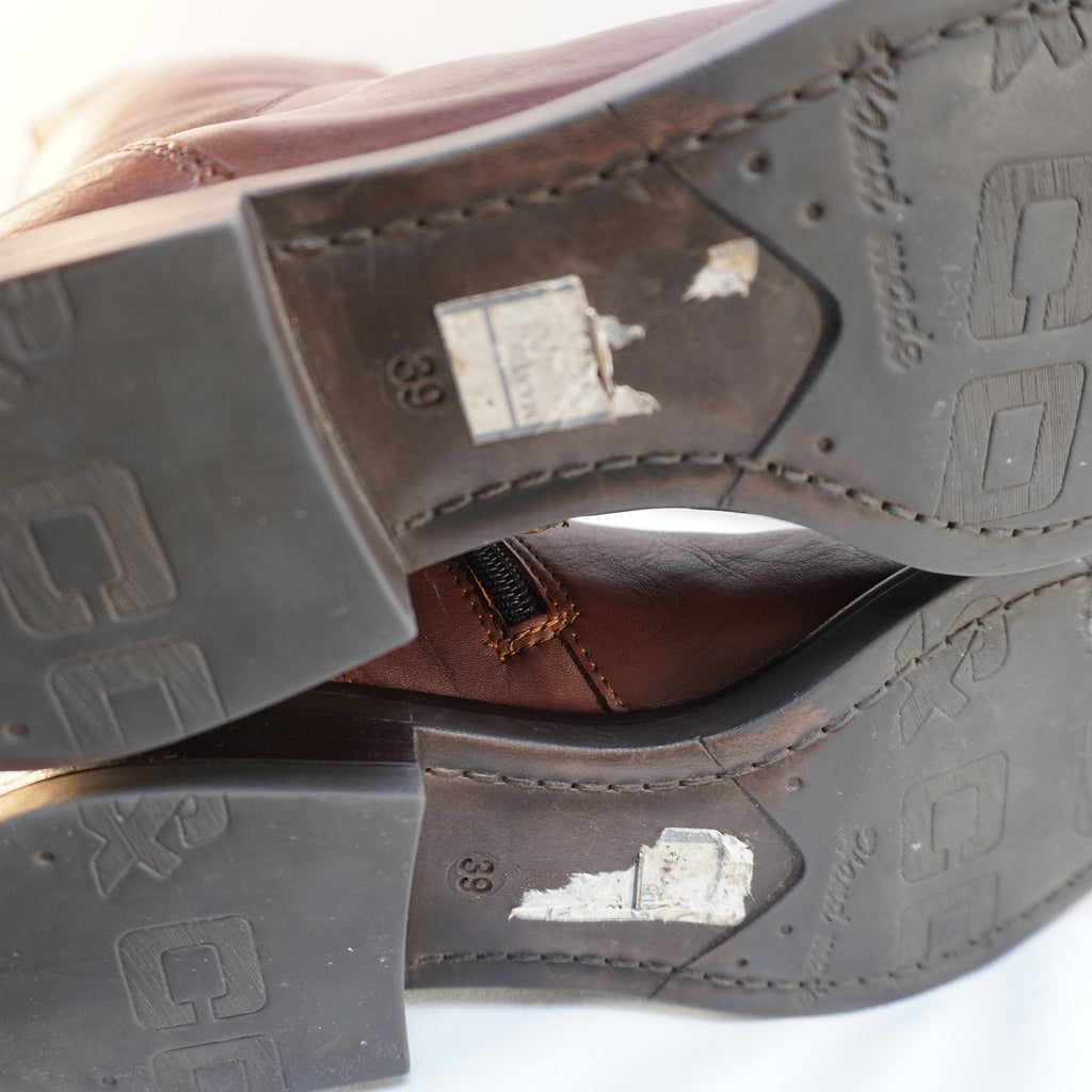 Botas Cellini para Mujer Usadas - Marrón, Talla 39
