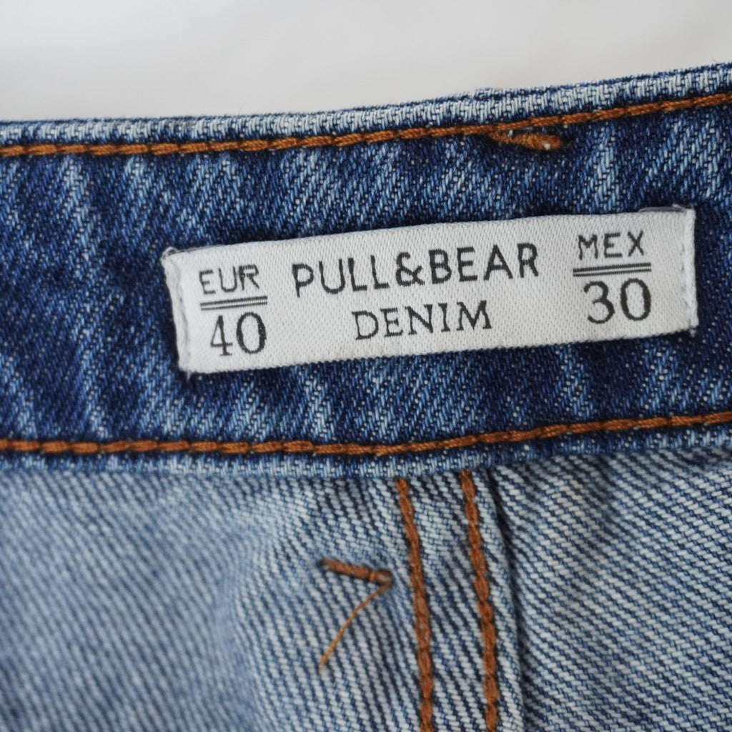 Pantalones Cortos Vaqueros Pull & Bear para Mujer Usados - Azul, L