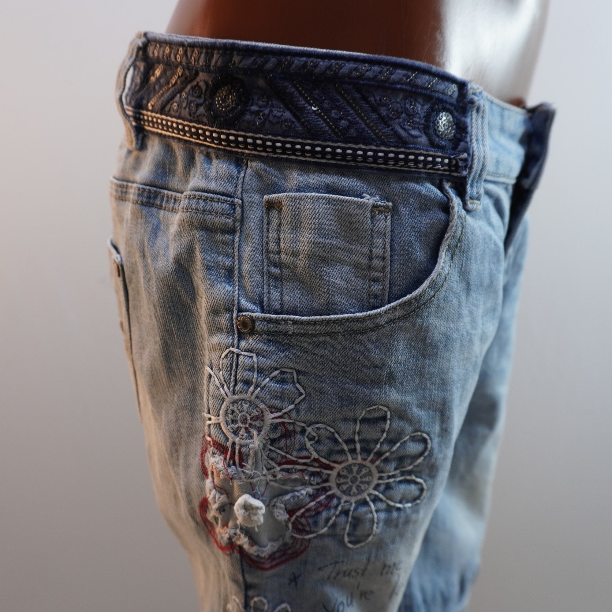 Pantalones Cortos Vaqueros Desigual para Mujer Usados - Azul, L