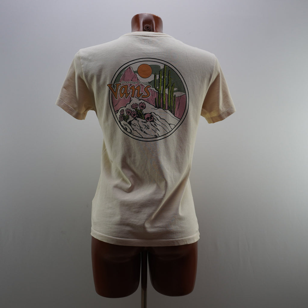 Camiseta Vans para Mujer Usada - Beige, S