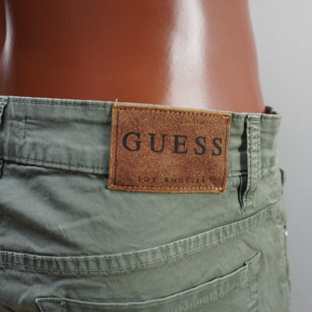 Pantalones Cortos Vaqueros Guess para Hombre Usados - Verde, M