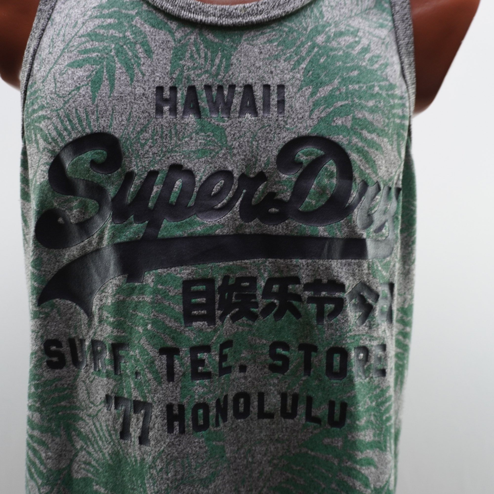 Camiseta de Manga Corta Superdry para Hombre Usada - Verde, XXL