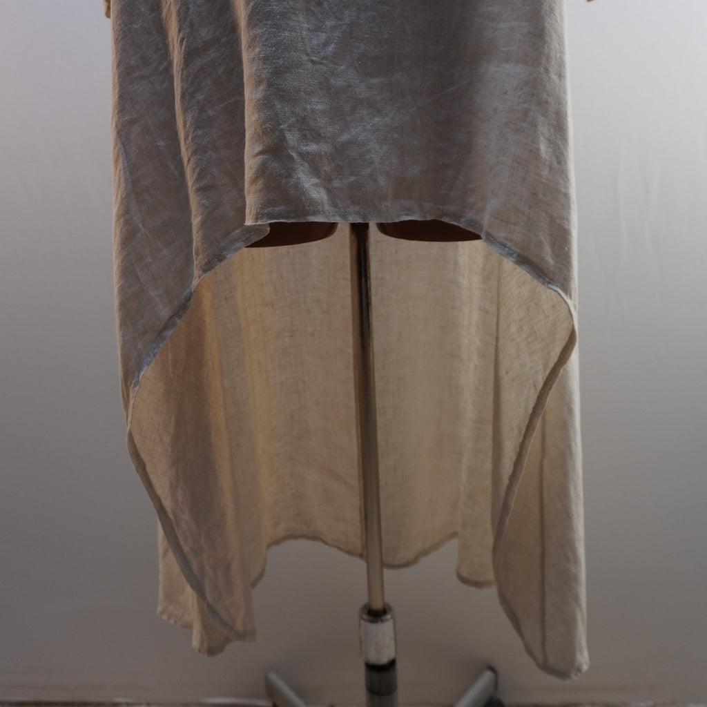 Camiseta de Manga Corta Italian Style para Mujer Usada - Beige, XL