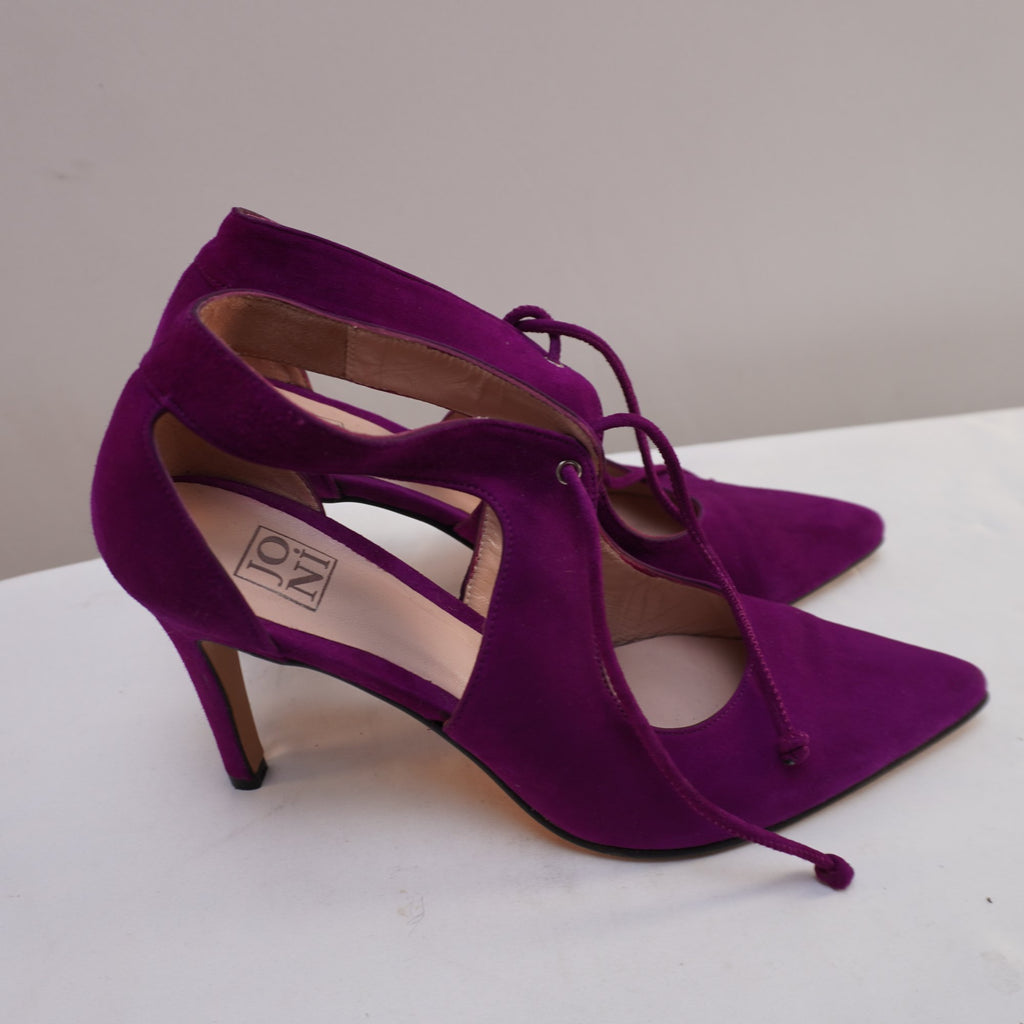 Tacones Joni para Mujer Usados - Púrpura, Talla 39