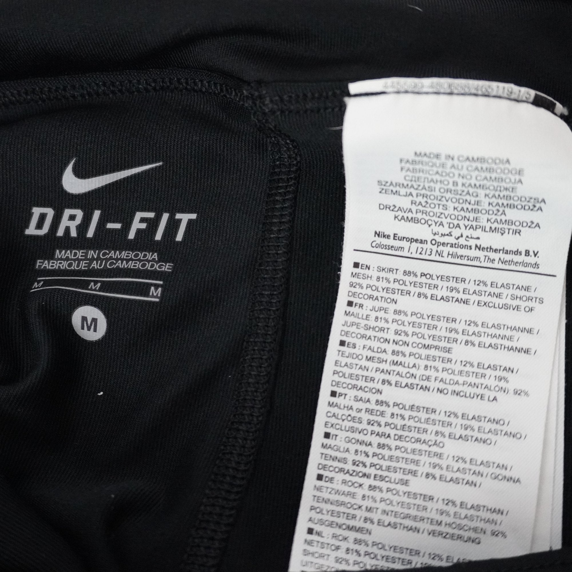 Falda Pantalón Nike para Mujer Usada - Negro, M