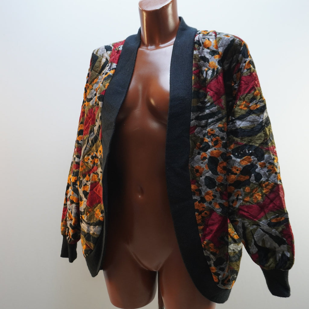 Chaqueta Bomber Italian Style para Mujer Usada - Multicolor, XL