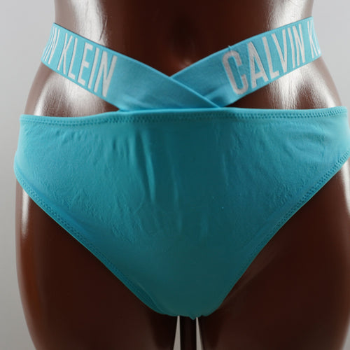 Calvin Klein vestido de baño mujer azul Talla S detalle