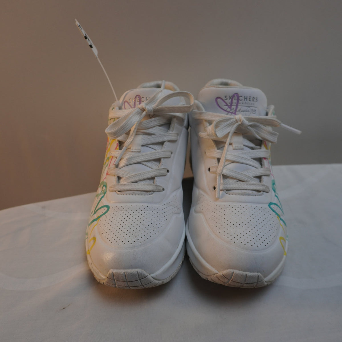 Zapatillas Skechers para Mujer Usadas - Blancas, Talla 39