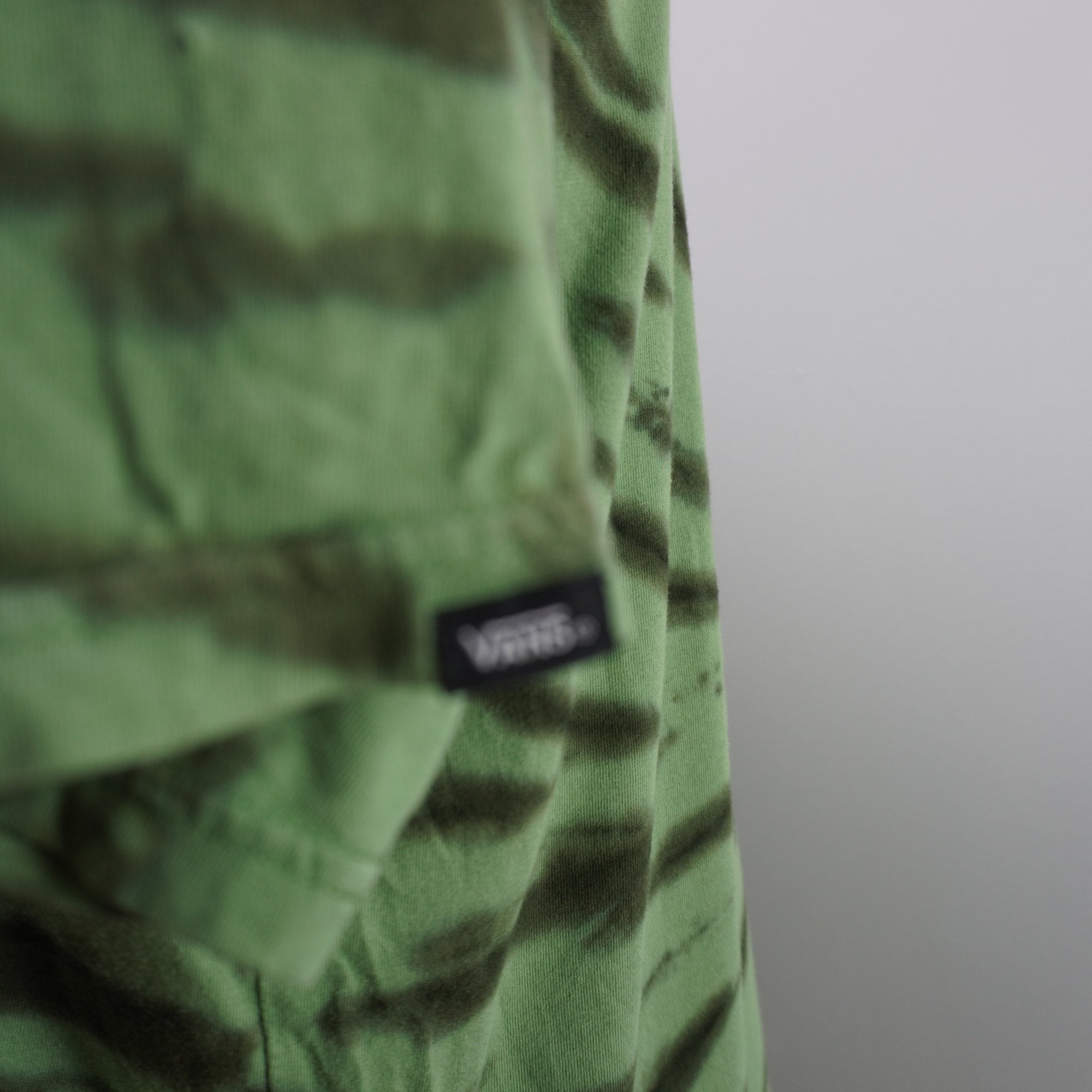 Camiseta de Manga Corta Vans para Hombre Usada - Verde, L