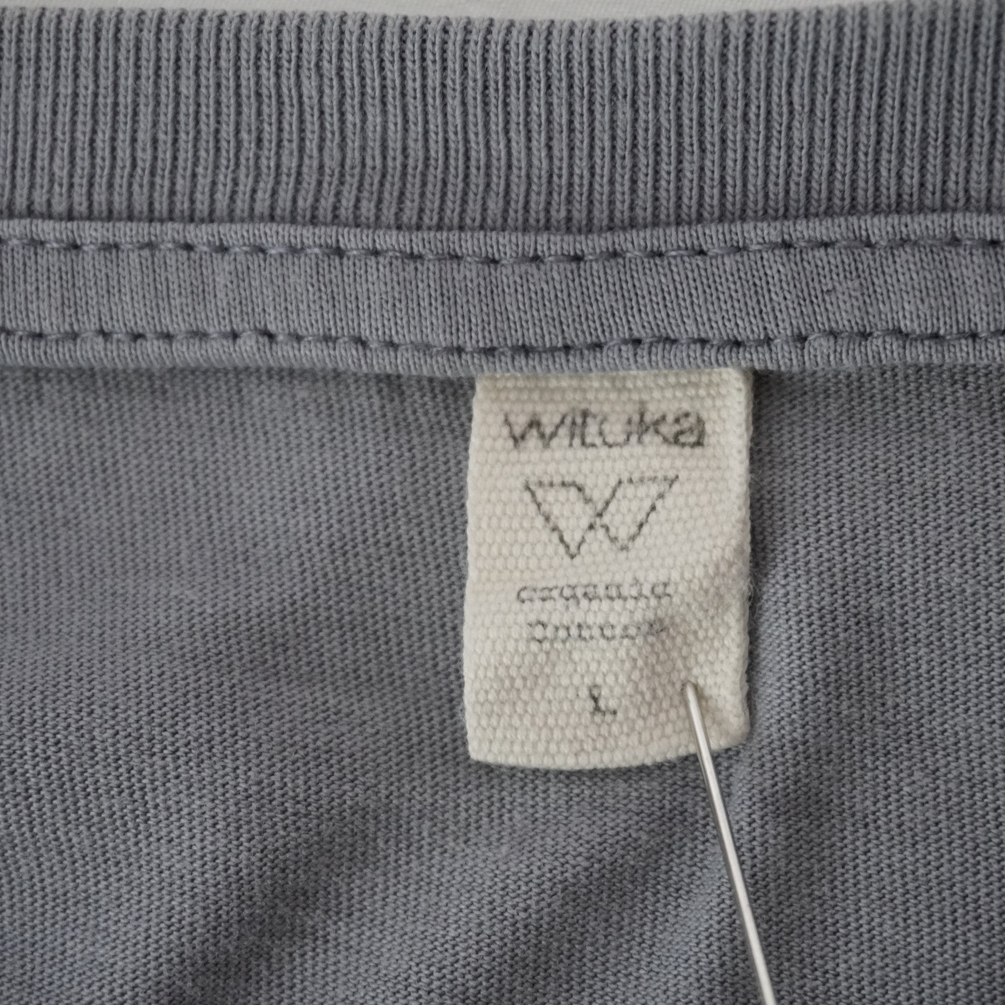 Camiseta de Manga Corta Wituka para Hombre Usada - Gris, L