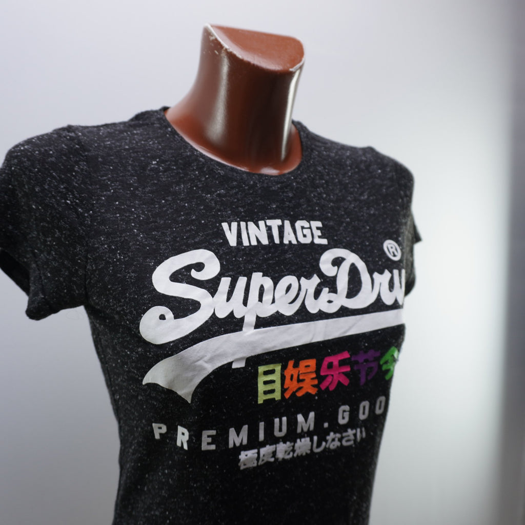 Camiseta Superdry para Mujer Usada - Negra, S