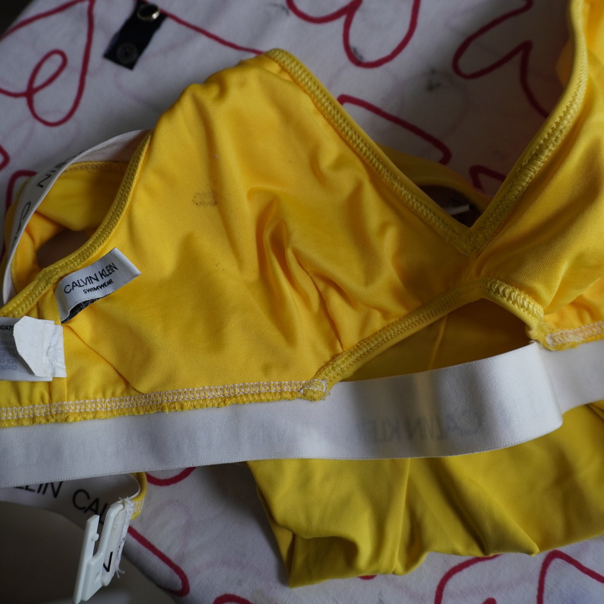 Vestido de Baño Calvin Klein para Mujer Usado - Amarillo, S