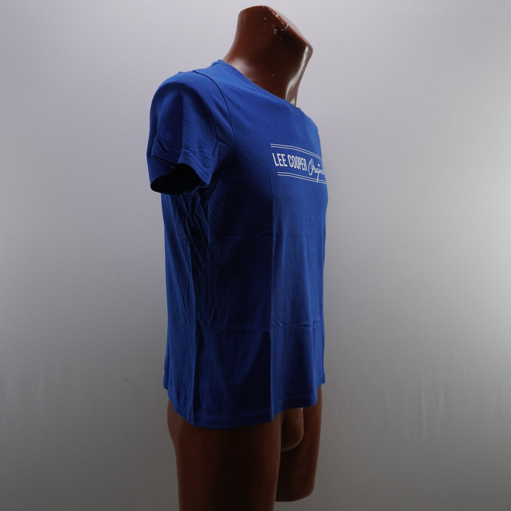 Camiseta Lee Cooper para Hombre Usada - Azul, Mediana (M)