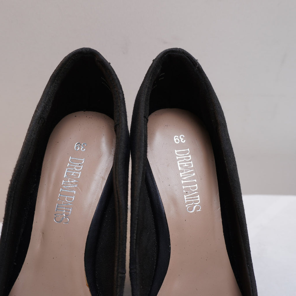 Tacones Dream Paris para Mujer Usados - Negros, Talla 39