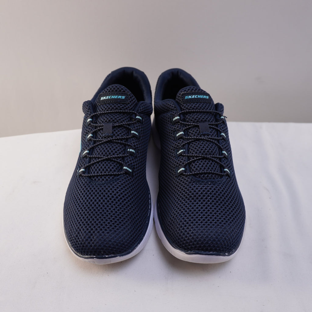 Zapatillas Skechers para Mujer Usadas - Azul Marino, Talla 41