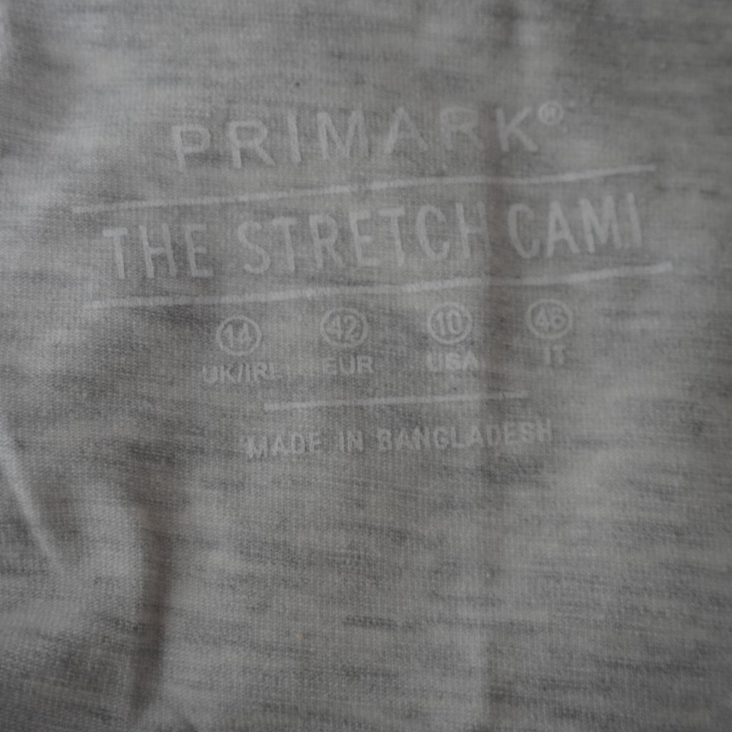 Camiseta sin Mangas Primark para Mujer Usada - Gris, L