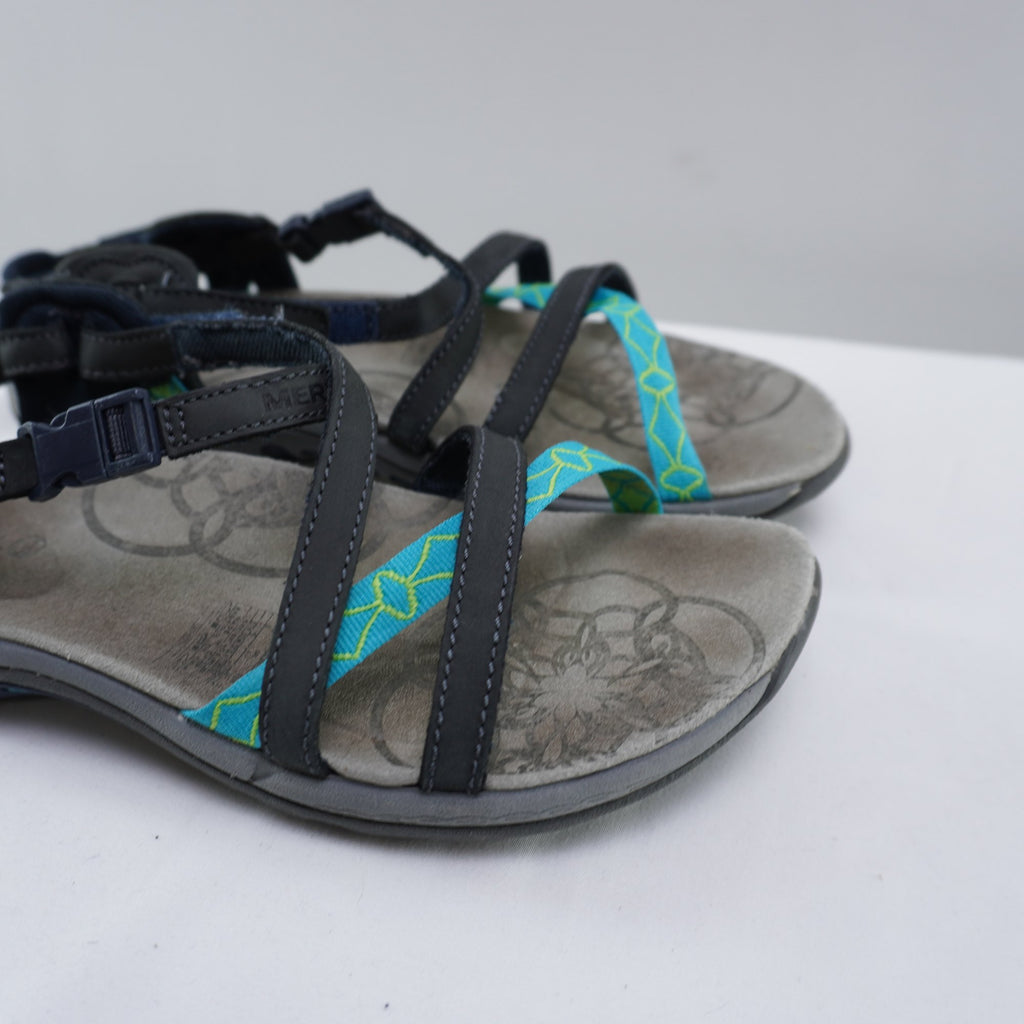 Sandalias Merrell para Mujer Usadas - Azul Marino, Talla 37