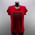 Camiseta de Manga Corta Reebok para Mujer - Roja, XL, Usada en Muy Buen Estado