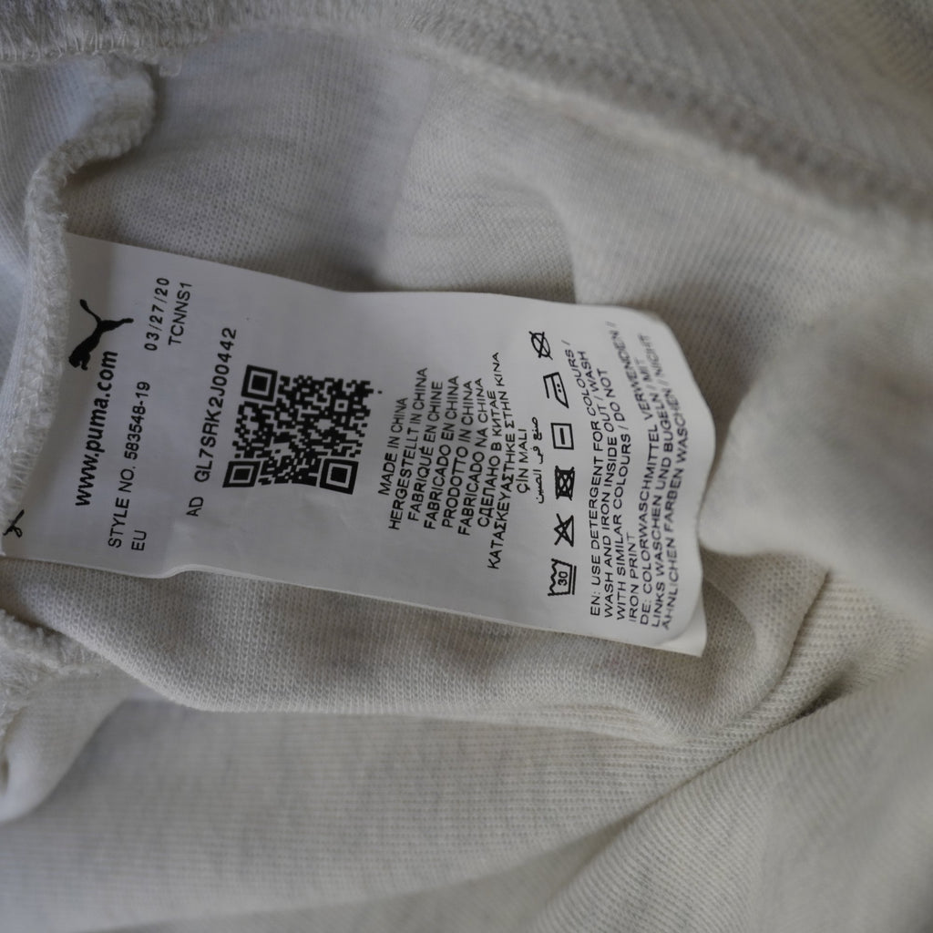 Sudadera con Capucha Puma para Mujer - Blanca, XL, Usada en Muy Buen Estado
