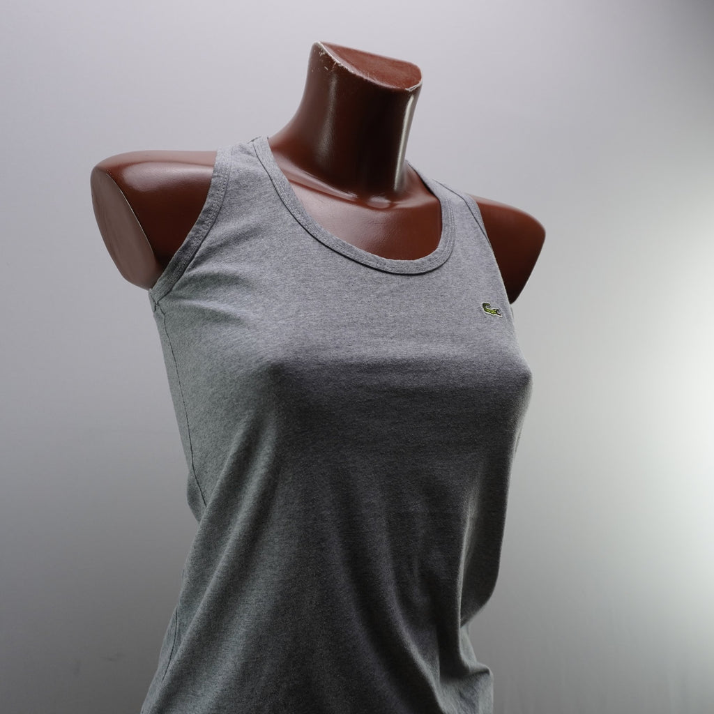 Camiseta Lacoste para Mujer Usada - Gris, M