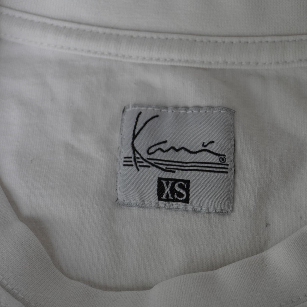 Camiseta de Manga Corta Karl Kani para Hombre Usada - Blanca, S