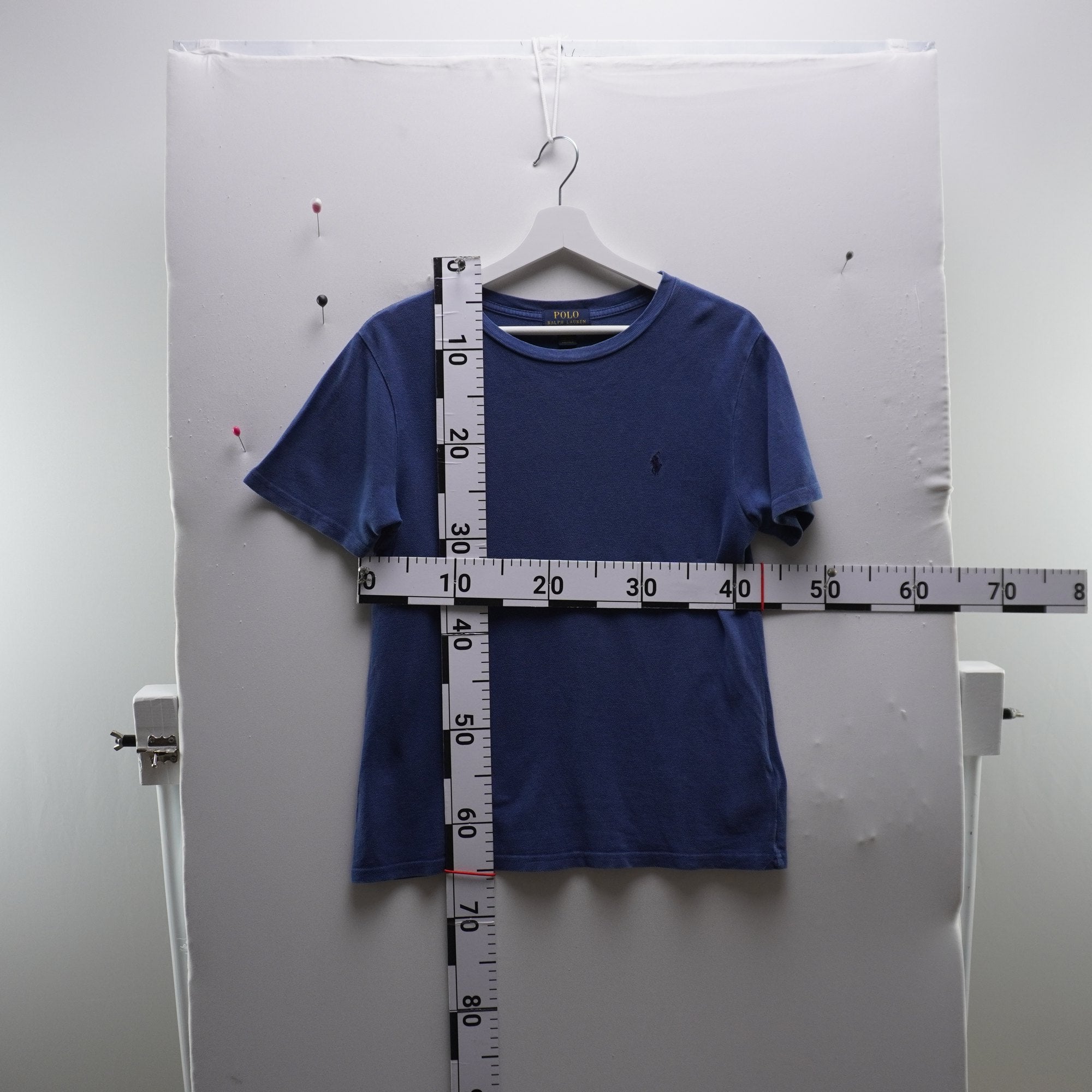 Camiseta de Manga Corta Ralph Lauren para Mujer Usada - Azul, M