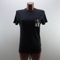 Camiseta de Manga Corta Calvin Klein para Mujer - Negra, XS - Usada en Muy Buen Estado