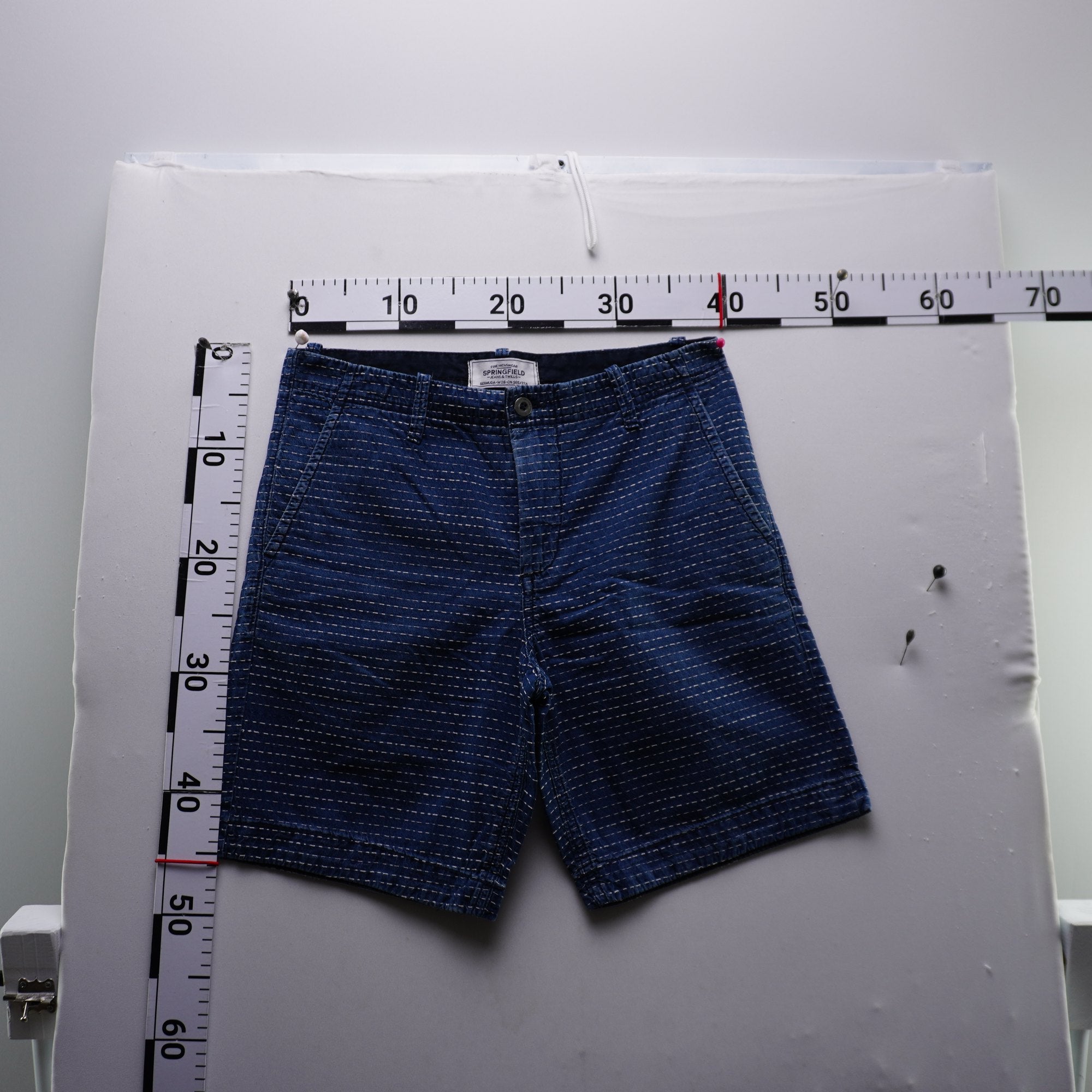 Pantalones Cortos Vaqueros Springfield para Hombre Usados - Azul, S