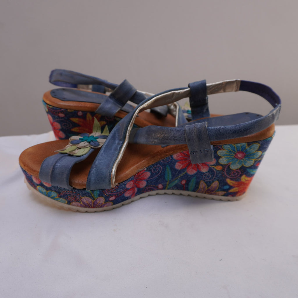 Sandalias Marila para Mujer Usadas - Azul, Talla 39