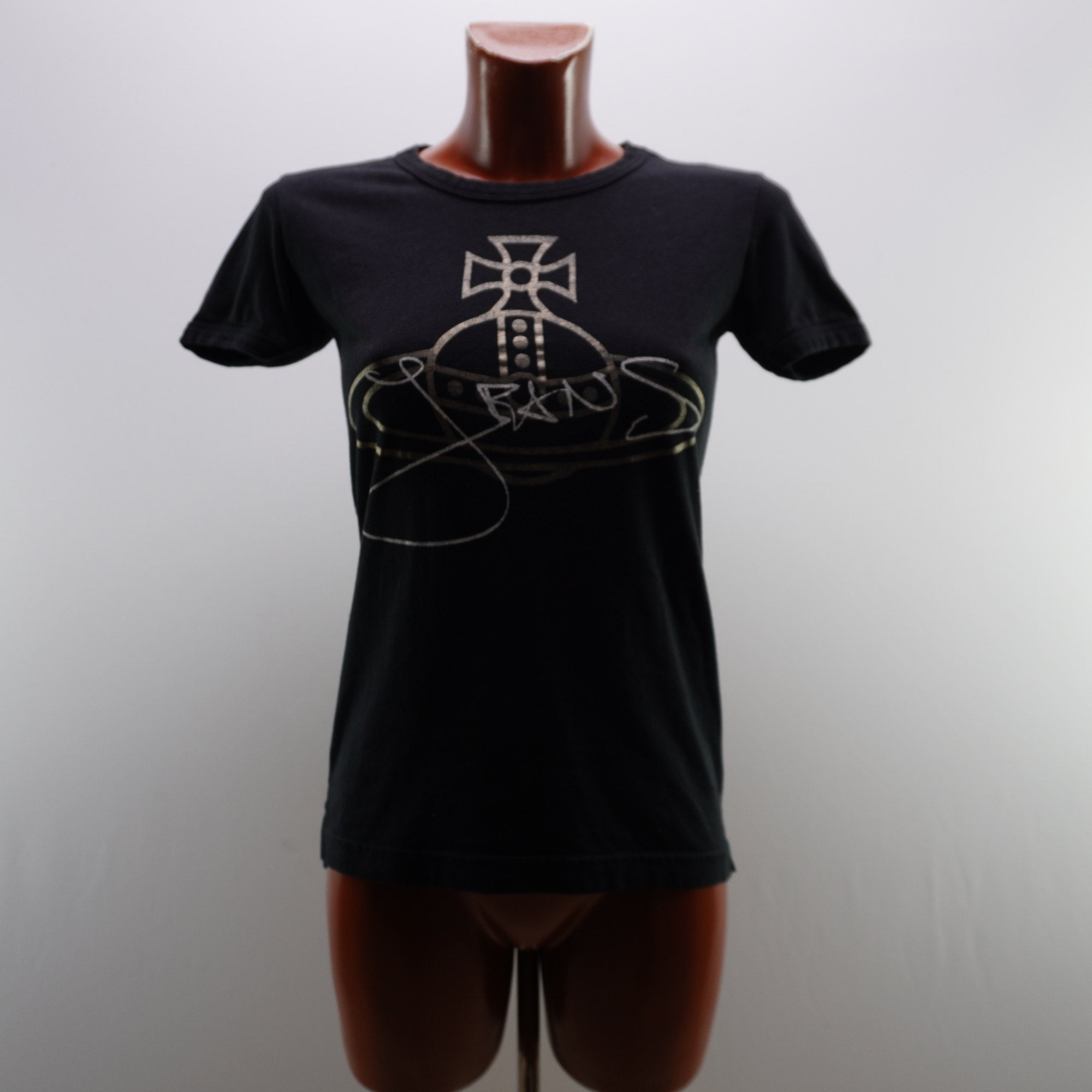 Camiseta Vivienne Westwood Anglomania para Mujer Usada - Negra, XS