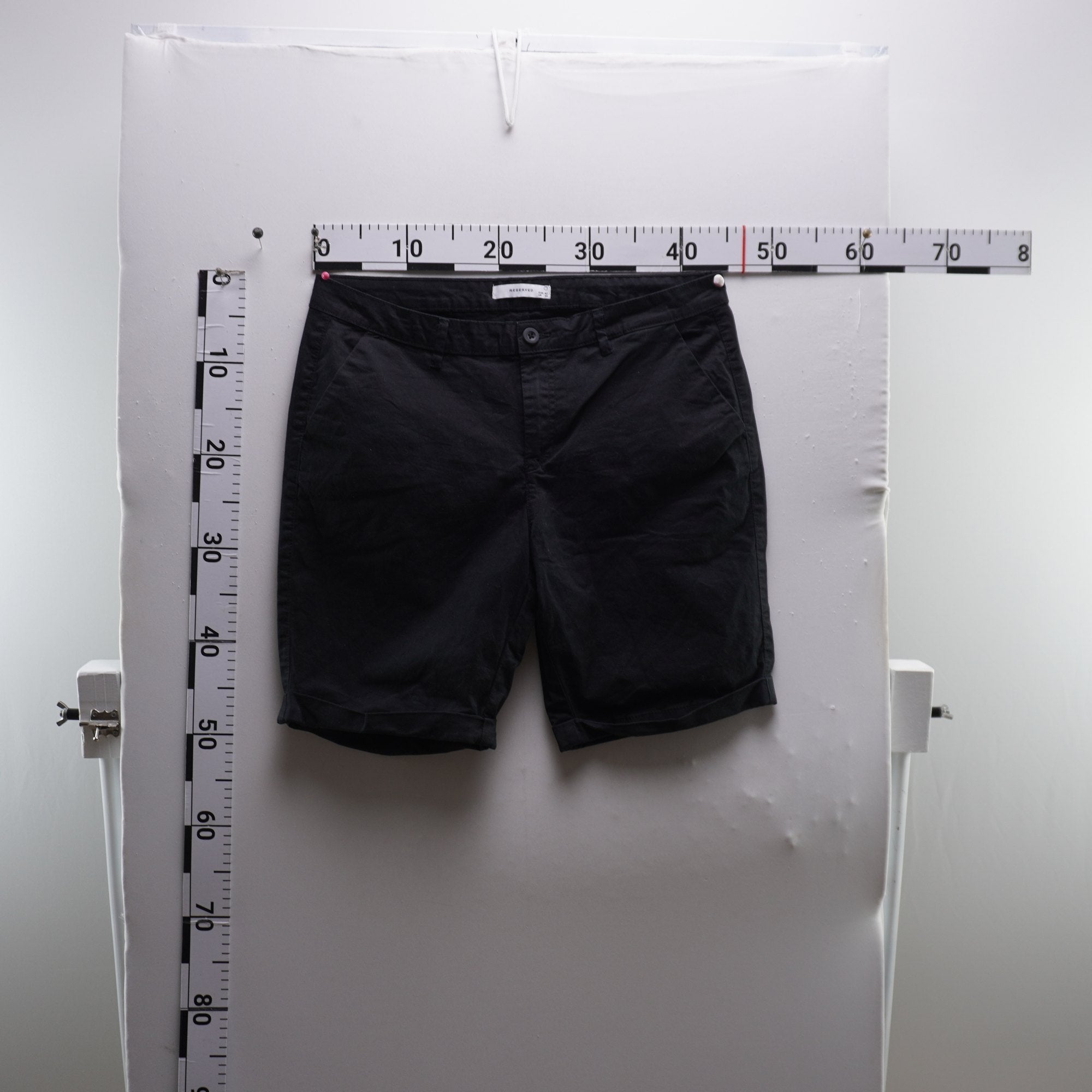 Pantalones Cortos Vaqueros Reserved para Mujer Usados - Negro, XL
