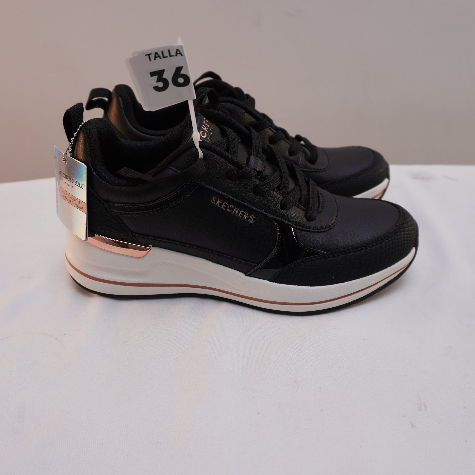 Zapatillas Nuevas para Mujer - Negro, Talla 36