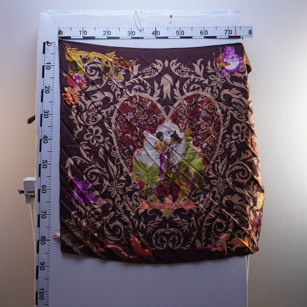 Bufanda Christian Lacroix para Mujer Usada - Multicolor, Seda