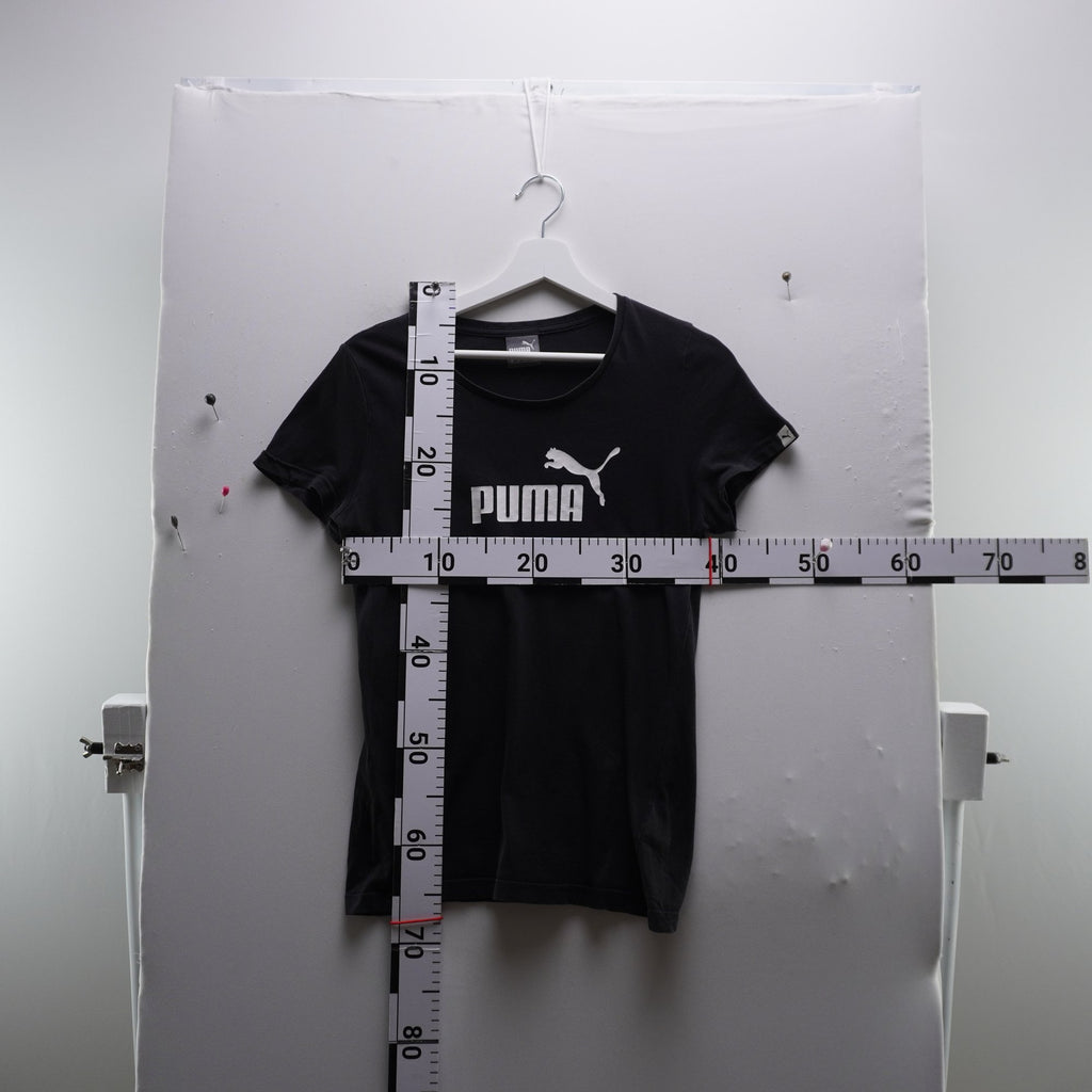 Camiseta de Manga Corta Puma para Mujer - Negro, L, Usada en Muy Buen Estado