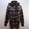 Abrigo Peacoat Fishbone para Mujer Usado - Multicolor, M