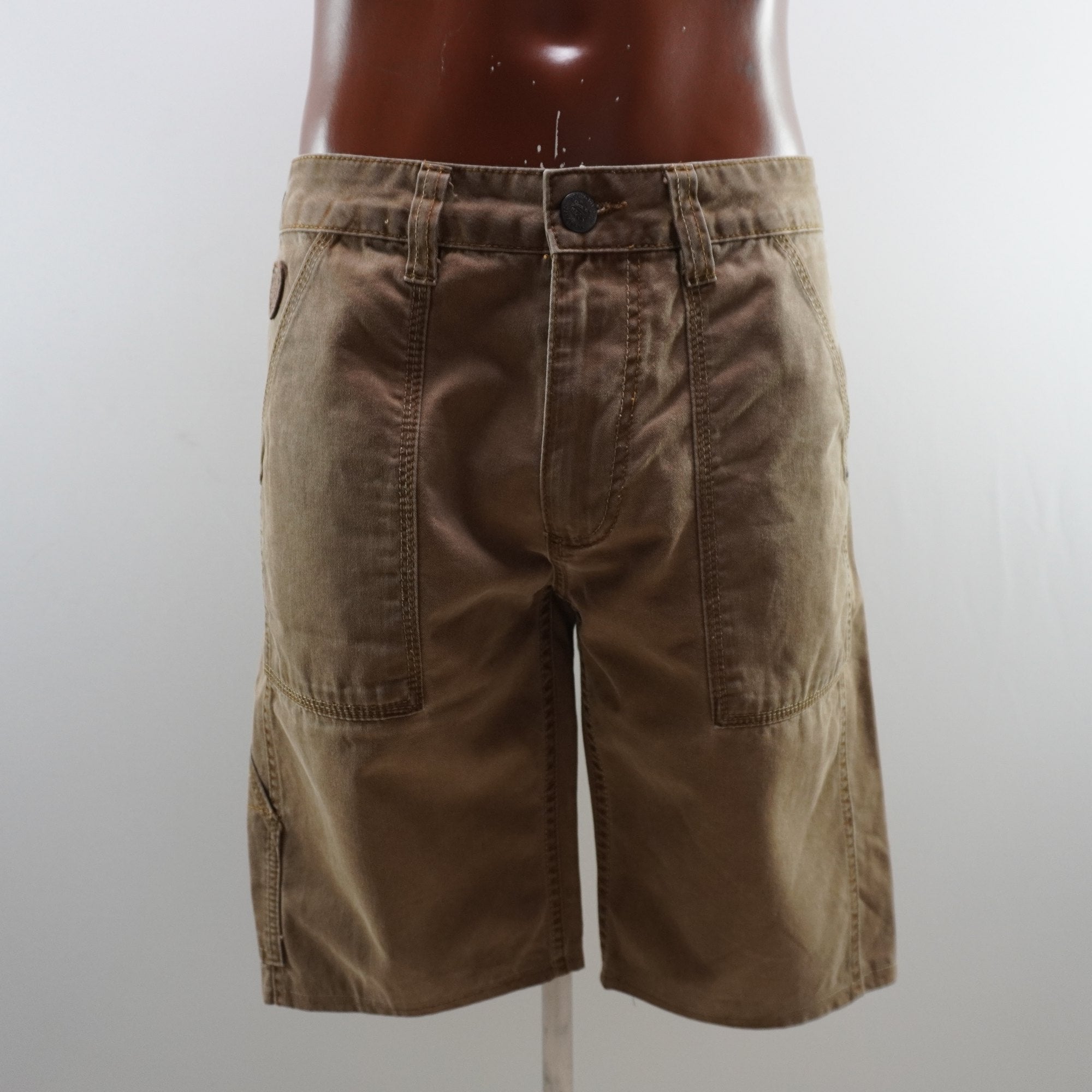 Pantalones Cortos Vaqueros Zara para Hombre Usados - Marrón, S