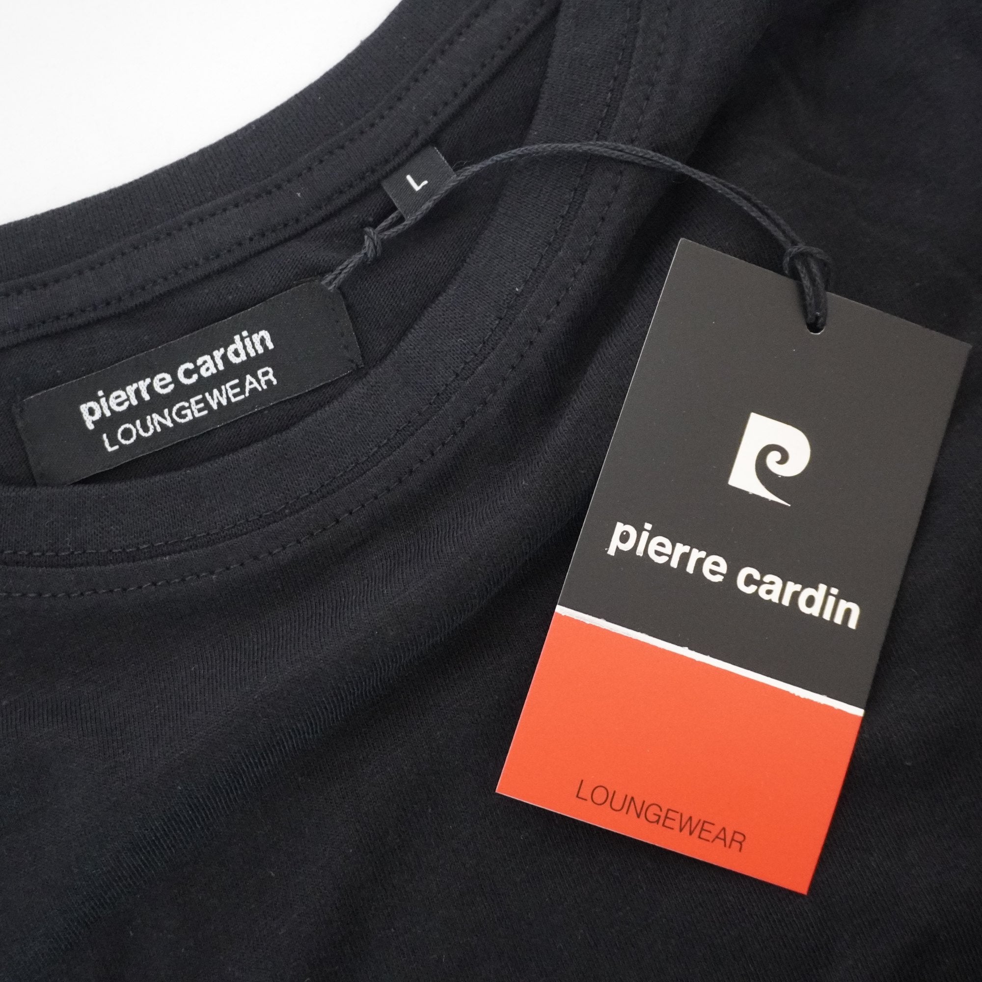 Camiseta de Manga Corta Pierre Cardin para Hombre Usada - Negra, L